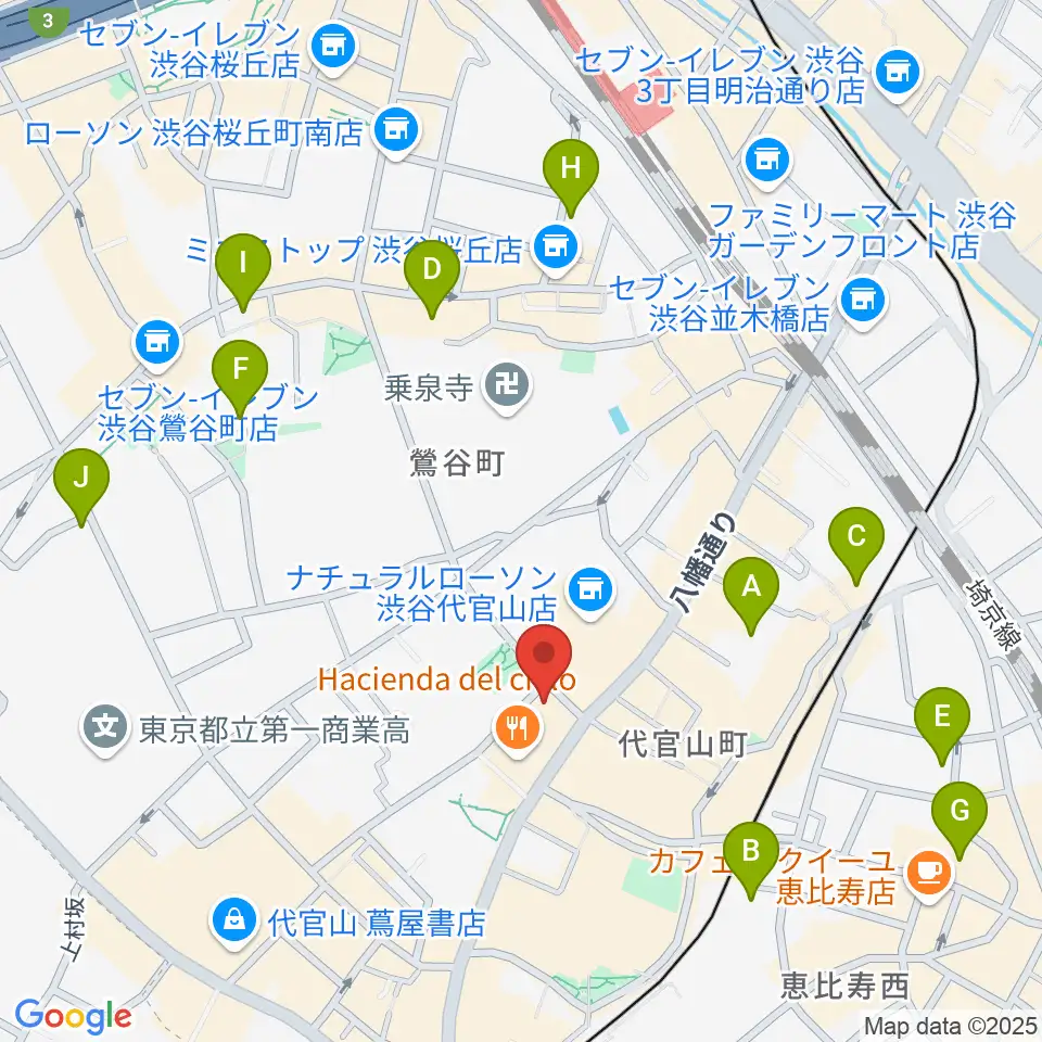 弦楽器専門店ラルジュ周辺のホテル一覧地図