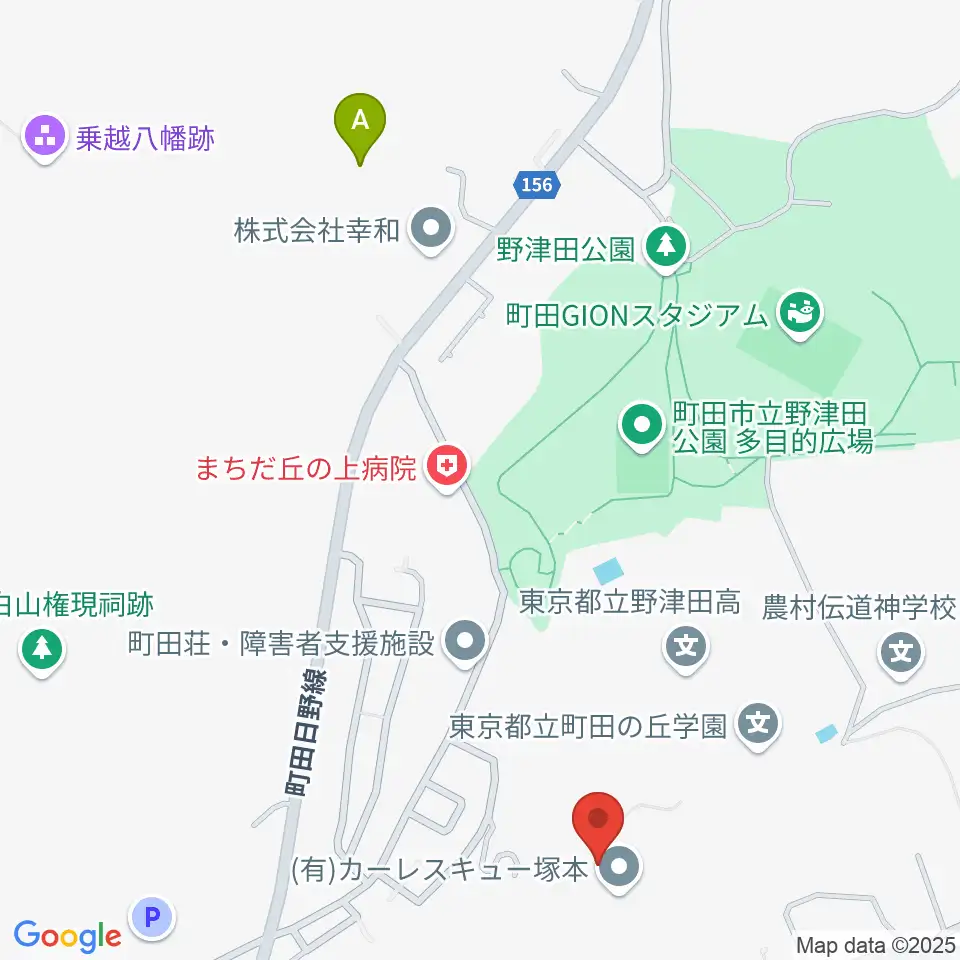 マナ オルゲルバウ周辺のホテル一覧地図