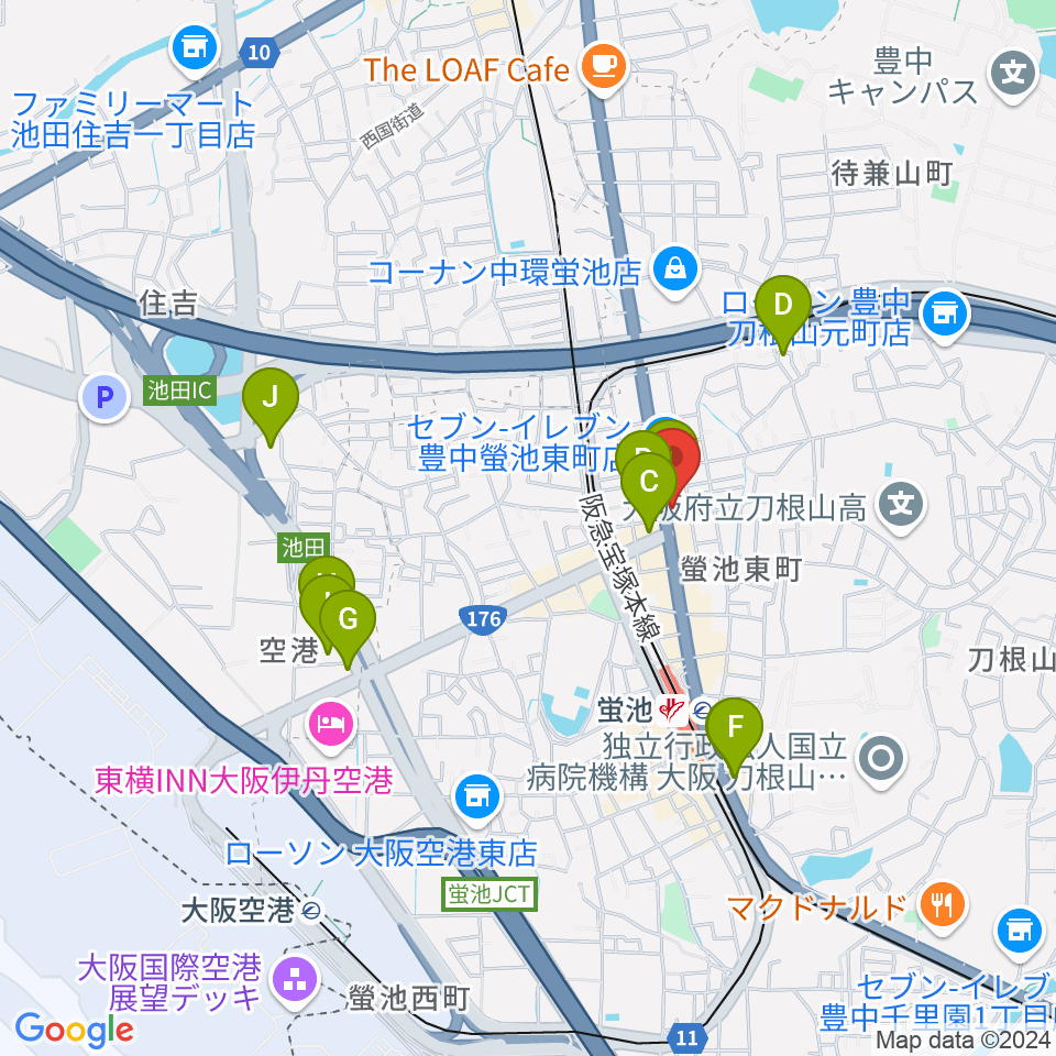 マルカート周辺のホテル一覧地図