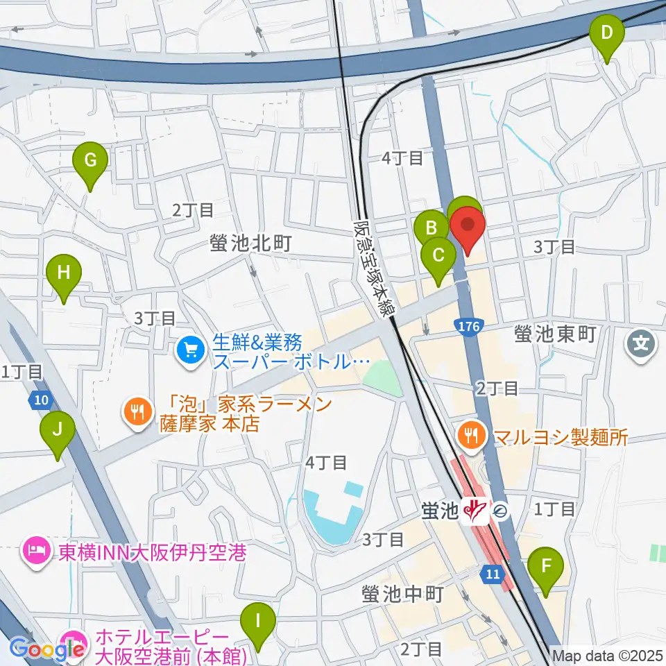 マルカート周辺のホテル一覧地図
