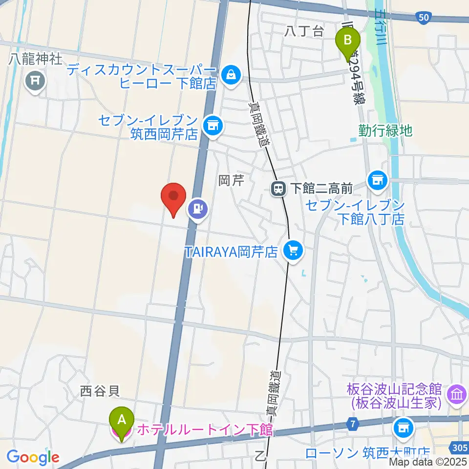 マルシン楽器周辺のホテル一覧地図