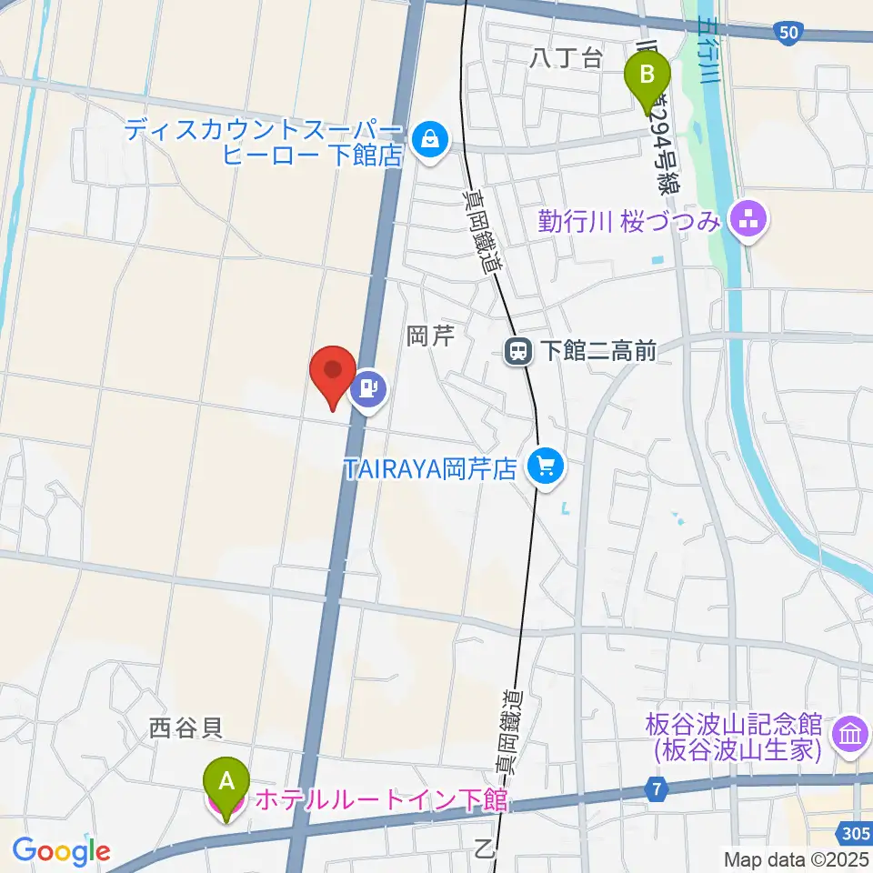 マルシン楽器周辺のホテル一覧地図