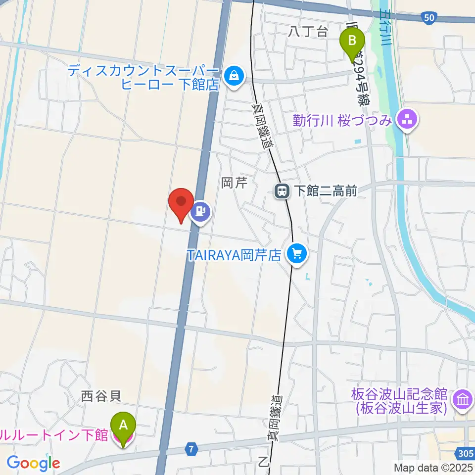 マルシン楽器周辺のホテル一覧地図