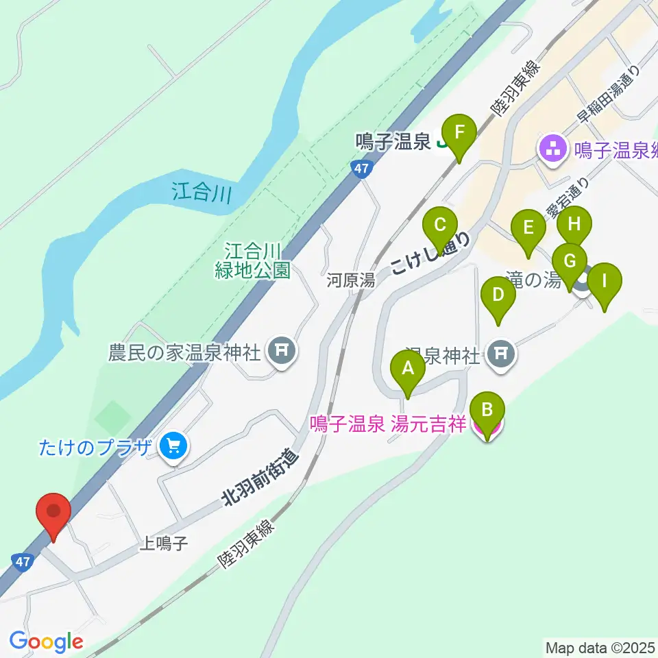 中澤太鼓店周辺のホテル一覧地図