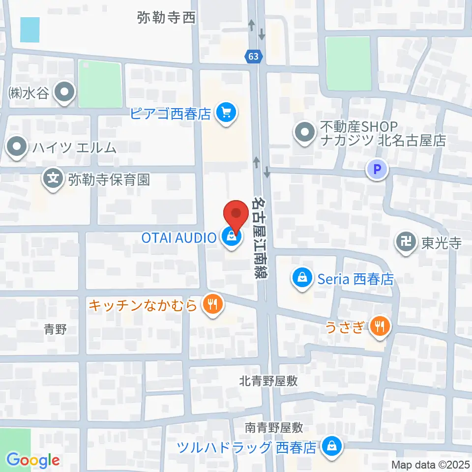 オタイレコード周辺のホテル一覧地図