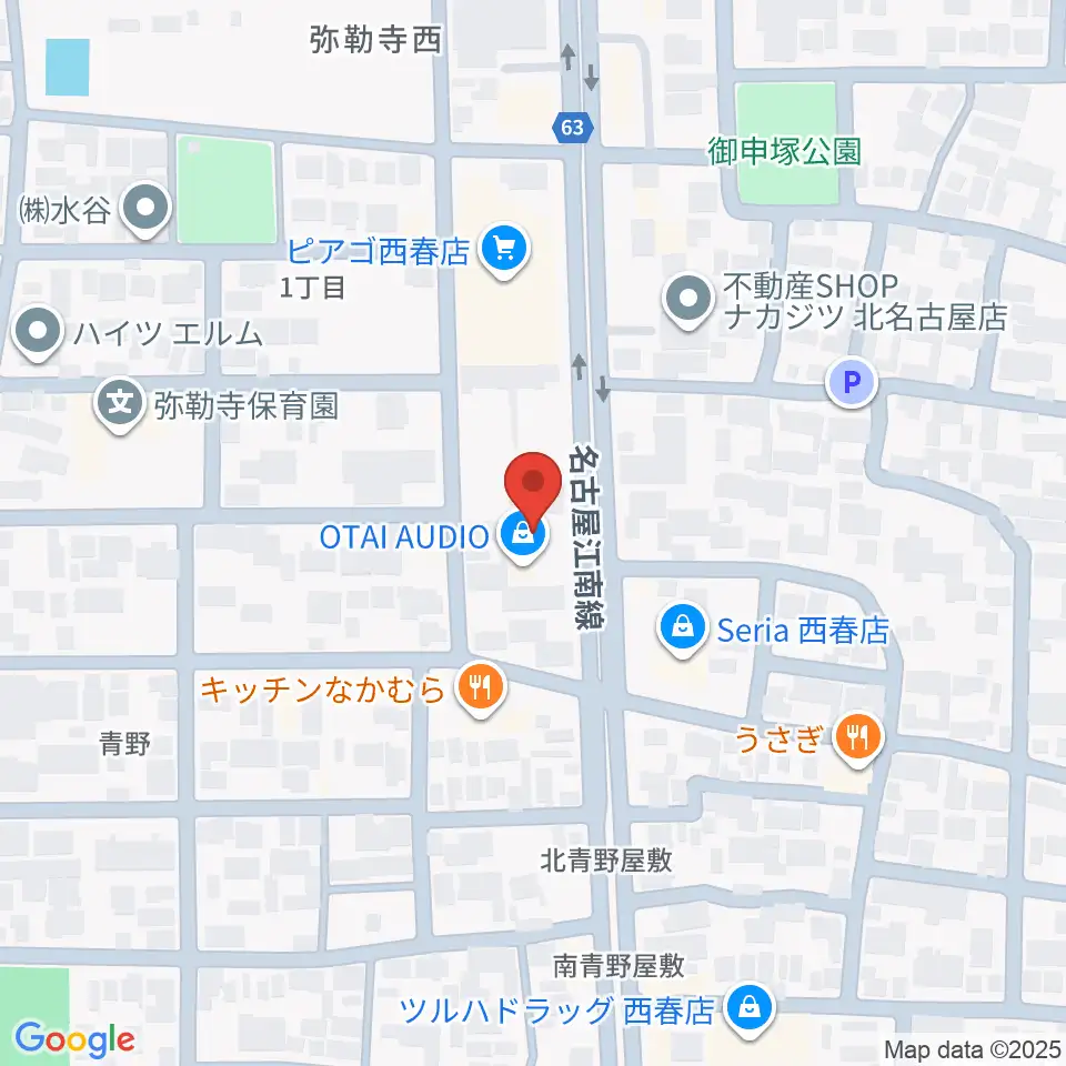 オタイレコード周辺のホテル一覧地図