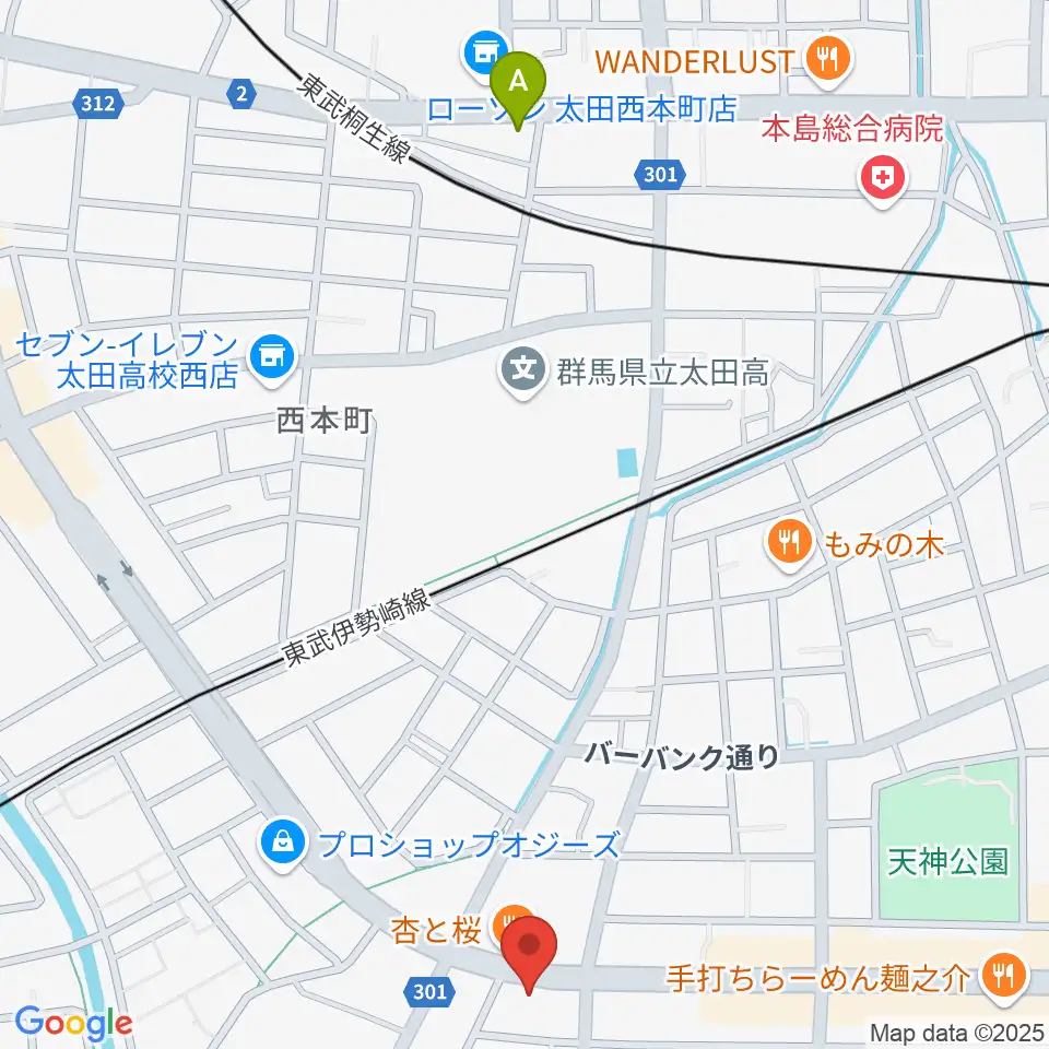 大津楽器店周辺のホテル一覧地図