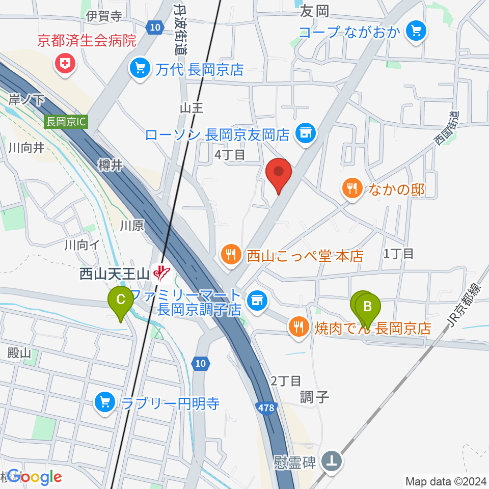 パナムジカ ショールーム周辺のホテル一覧地図