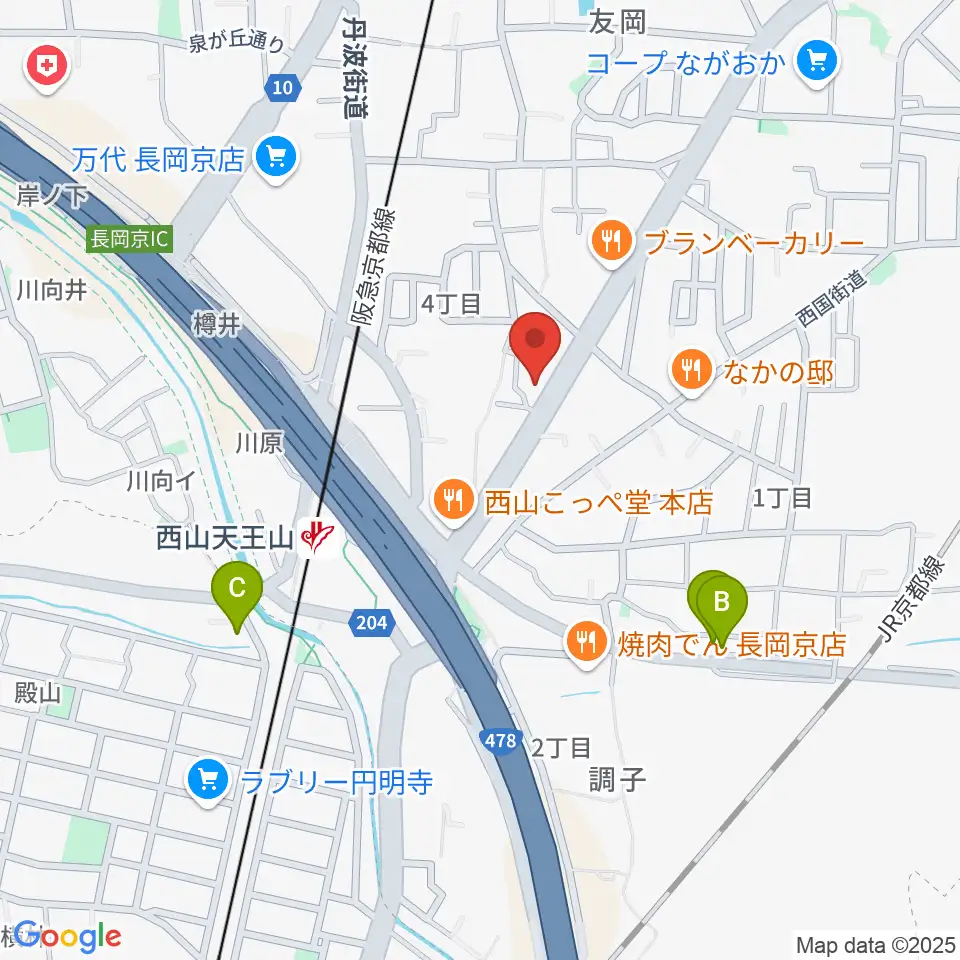 パナムジカ周辺のホテル一覧地図
