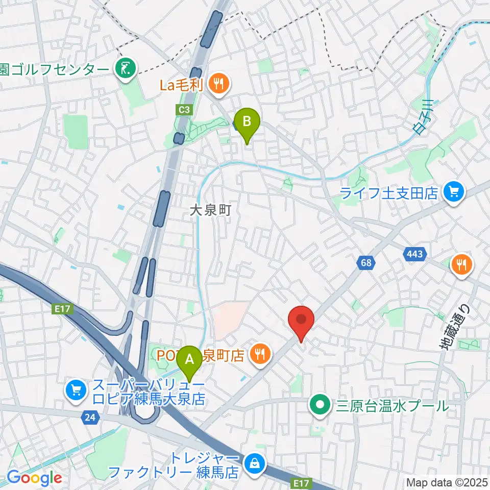 ピアノ調律センター・エムパレス周辺のホテル一覧地図