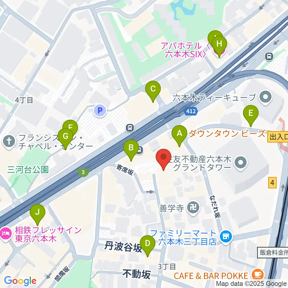 バイオリンリサーチ周辺のホテル一覧地図