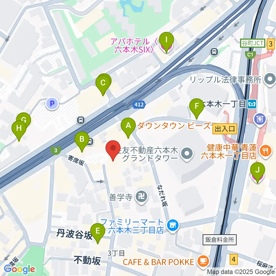 バイオリンリサーチ周辺のホテル一覧地図
