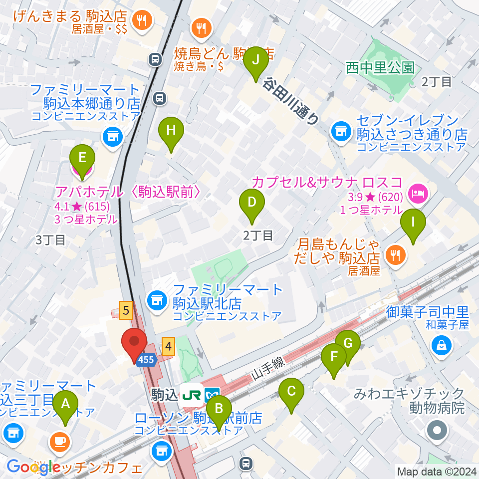 サト・テクノ・ミュージック周辺のホテル一覧地図