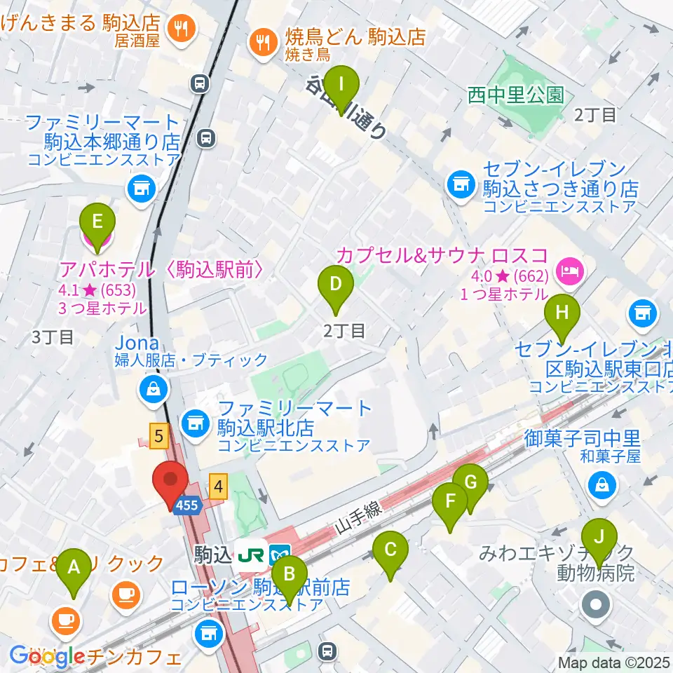 サト・テクノ・ミュージック周辺のホテル一覧地図