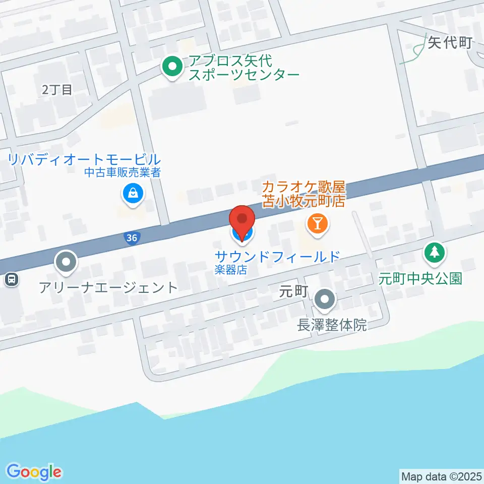 サウンドフィールド周辺のホテル一覧地図