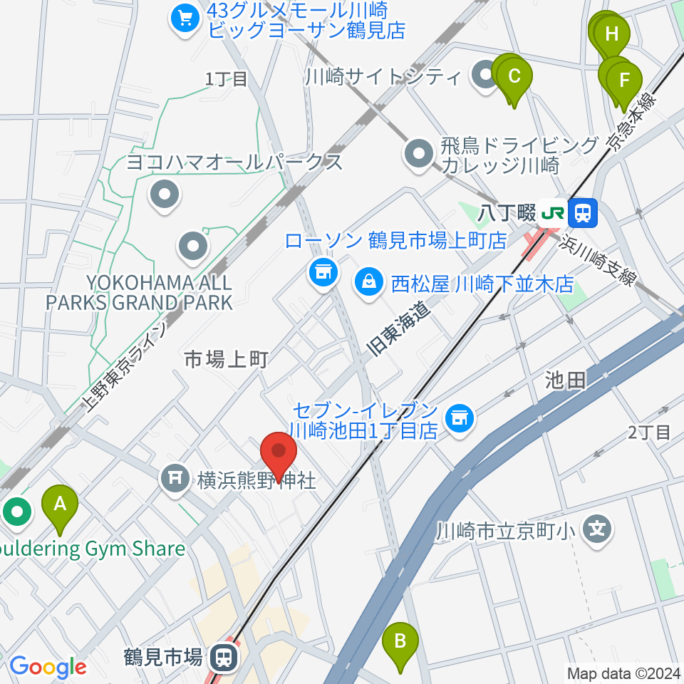 弦楽器ストラッド周辺のホテル一覧地図