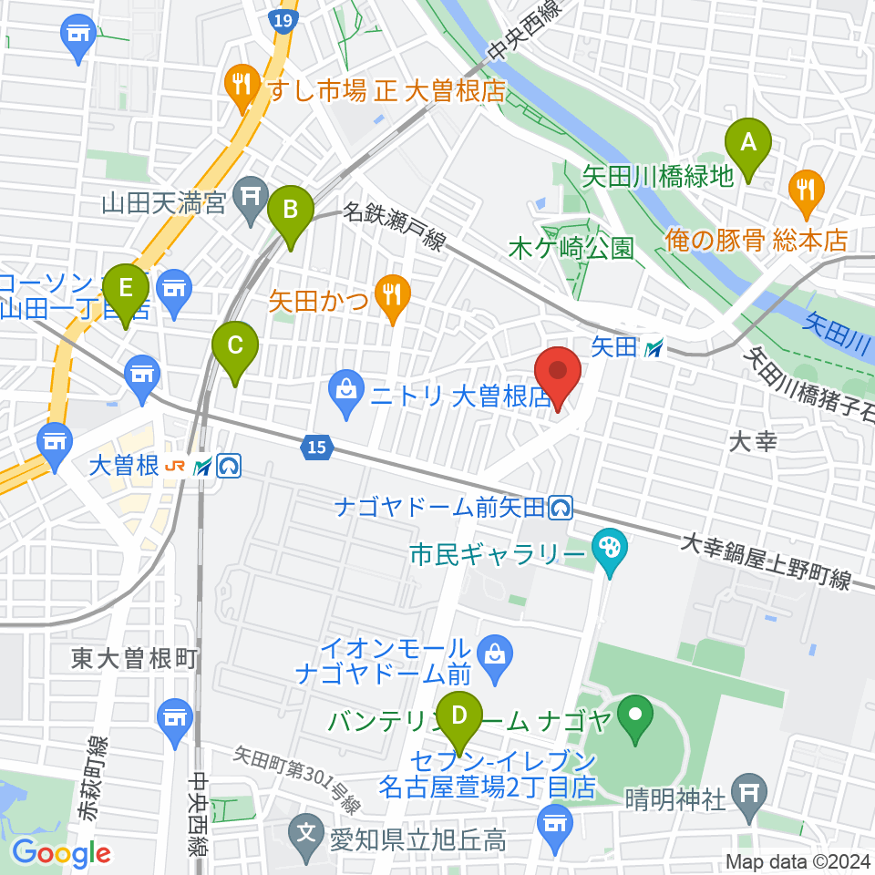 杉藤楽弓社周辺のホテル一覧地図