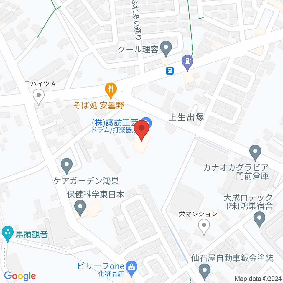 諏訪工芸周辺のホテル一覧地図