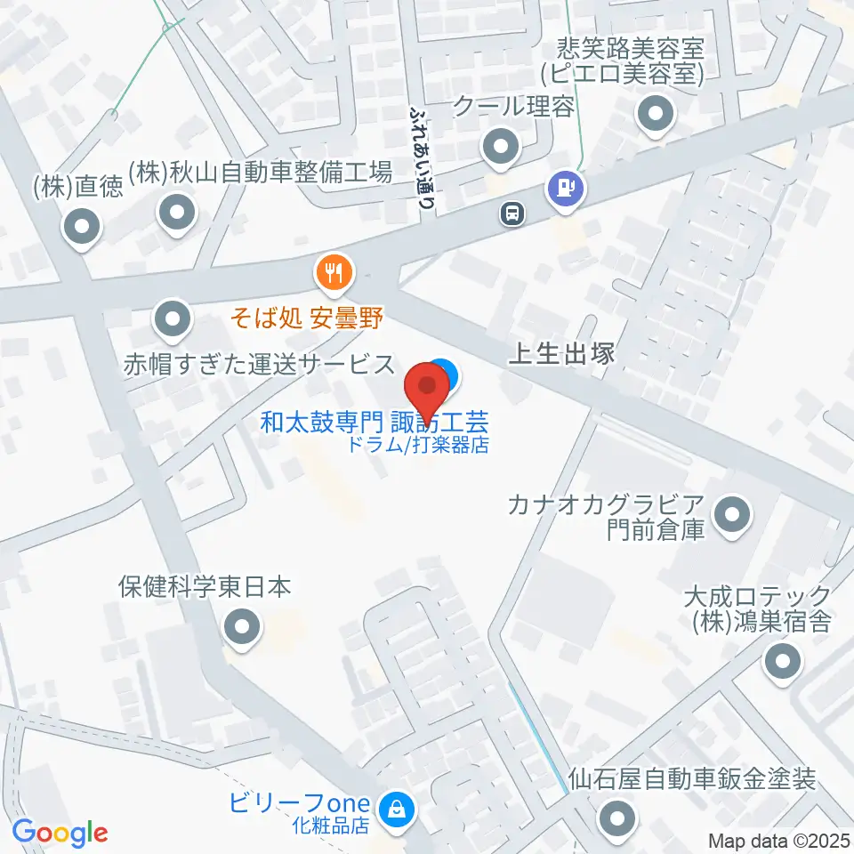 諏訪工芸周辺のホテル一覧地図