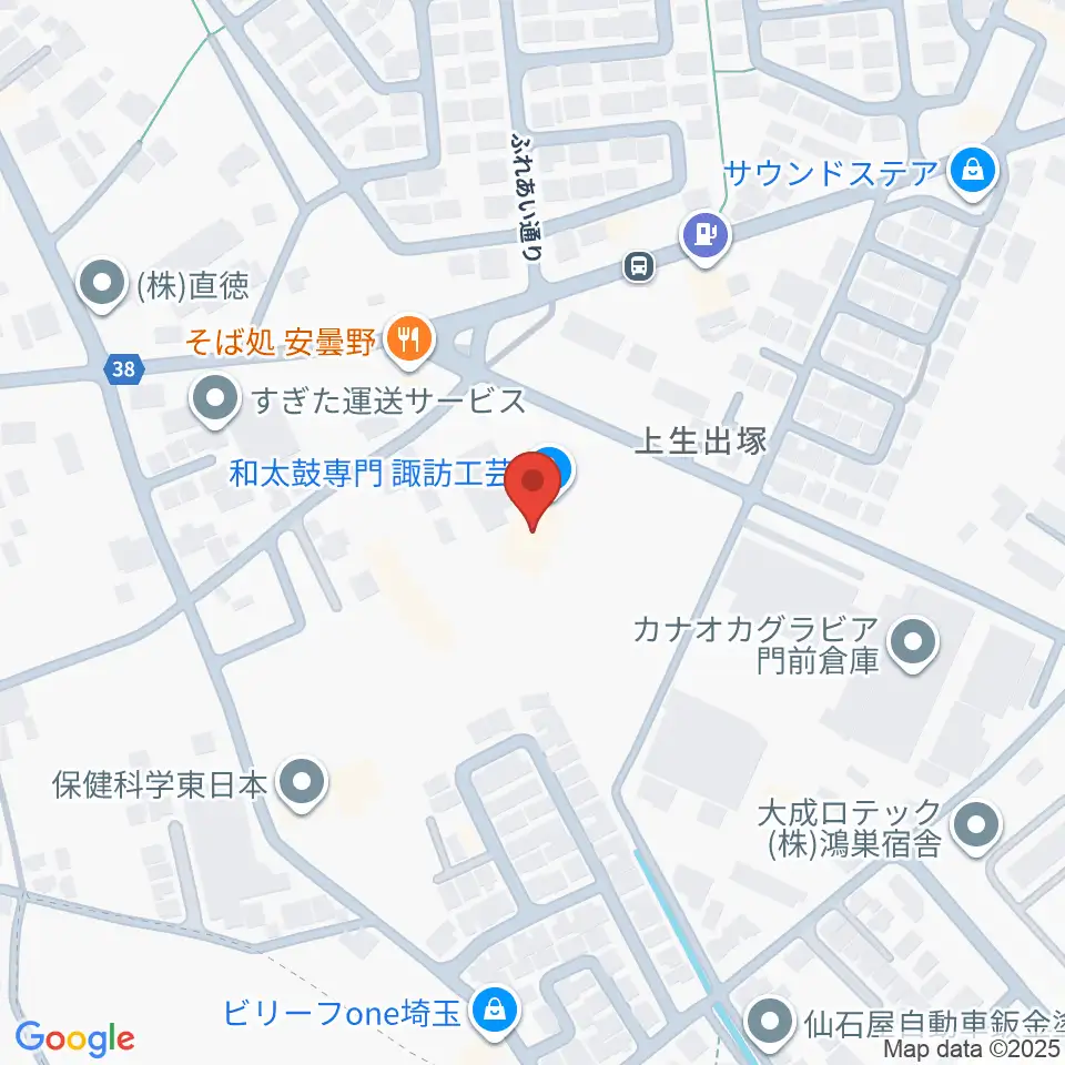 諏訪工芸周辺のホテル一覧地図