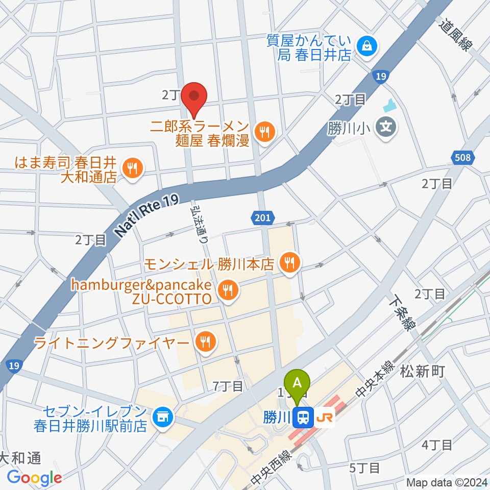 ドゥーミュージック周辺のホテル一覧地図