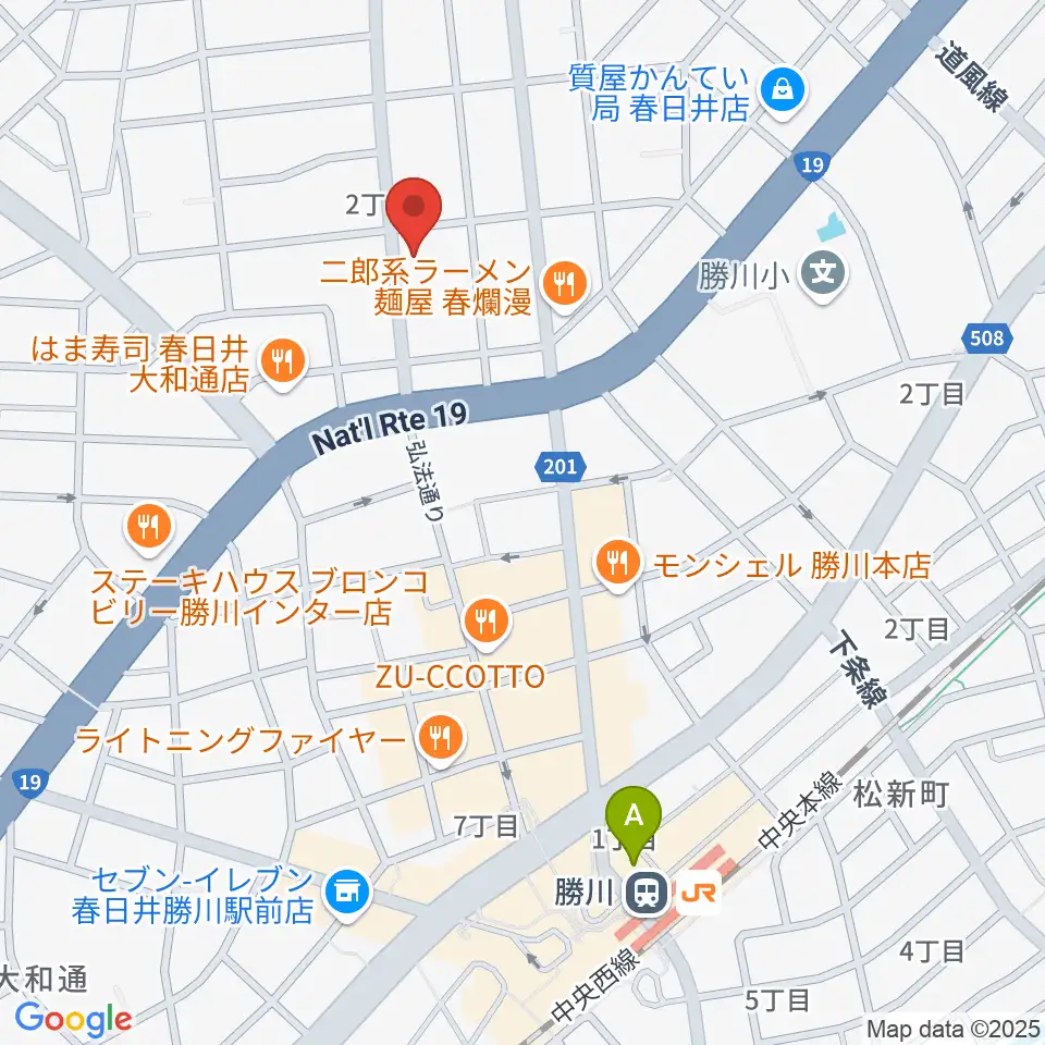 ドゥーミュージック周辺のホテル一覧地図