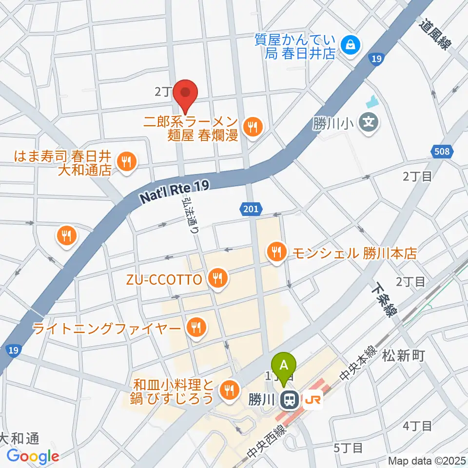 ドゥーミュージック周辺のホテル一覧地図