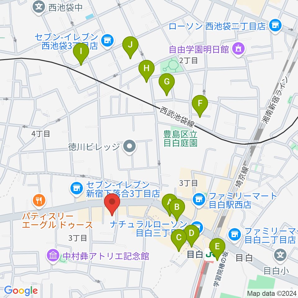 フルート専門店 テオバルト周辺のホテル一覧地図