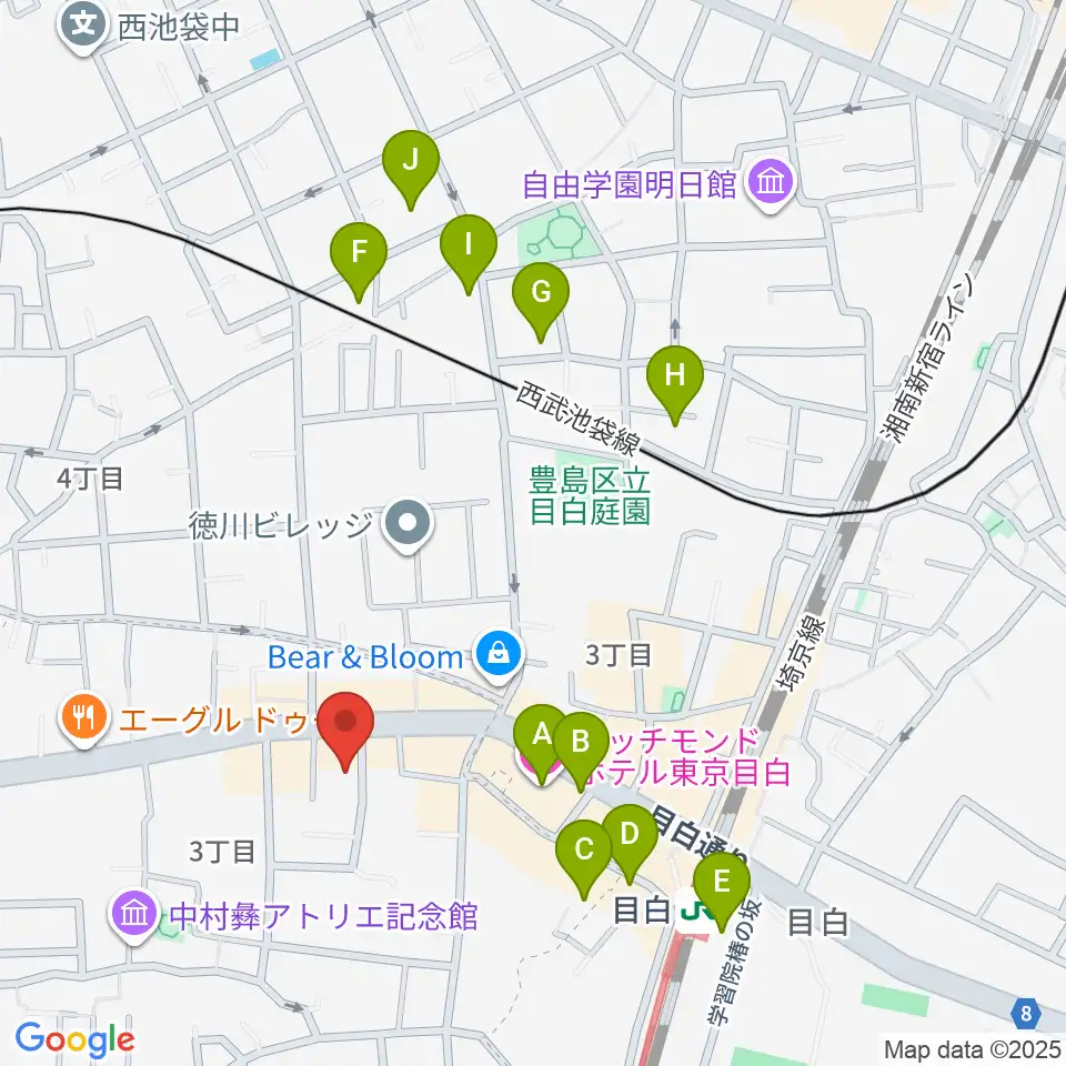 フルート専門店 テオバルト周辺のホテル一覧地図