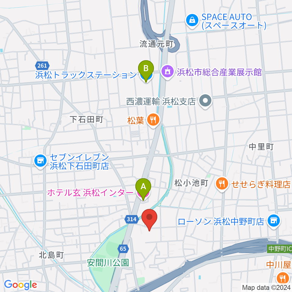 冨田ピアノ周辺のホテル一覧地図