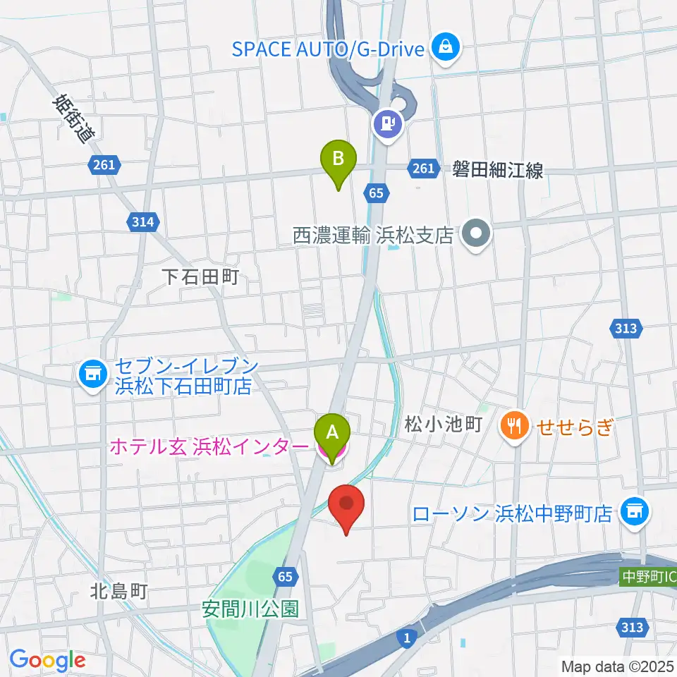 冨田ピアノ周辺のホテル一覧地図