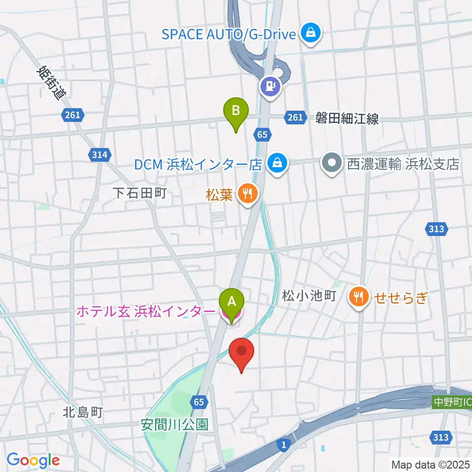 冨田ピアノ周辺のホテル一覧地図