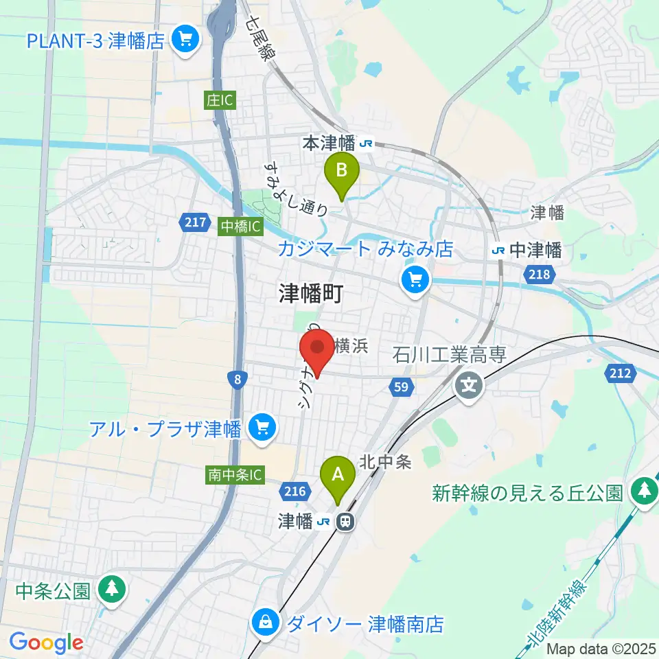 管楽器専門店ウィンズスタイル周辺のホテル一覧地図