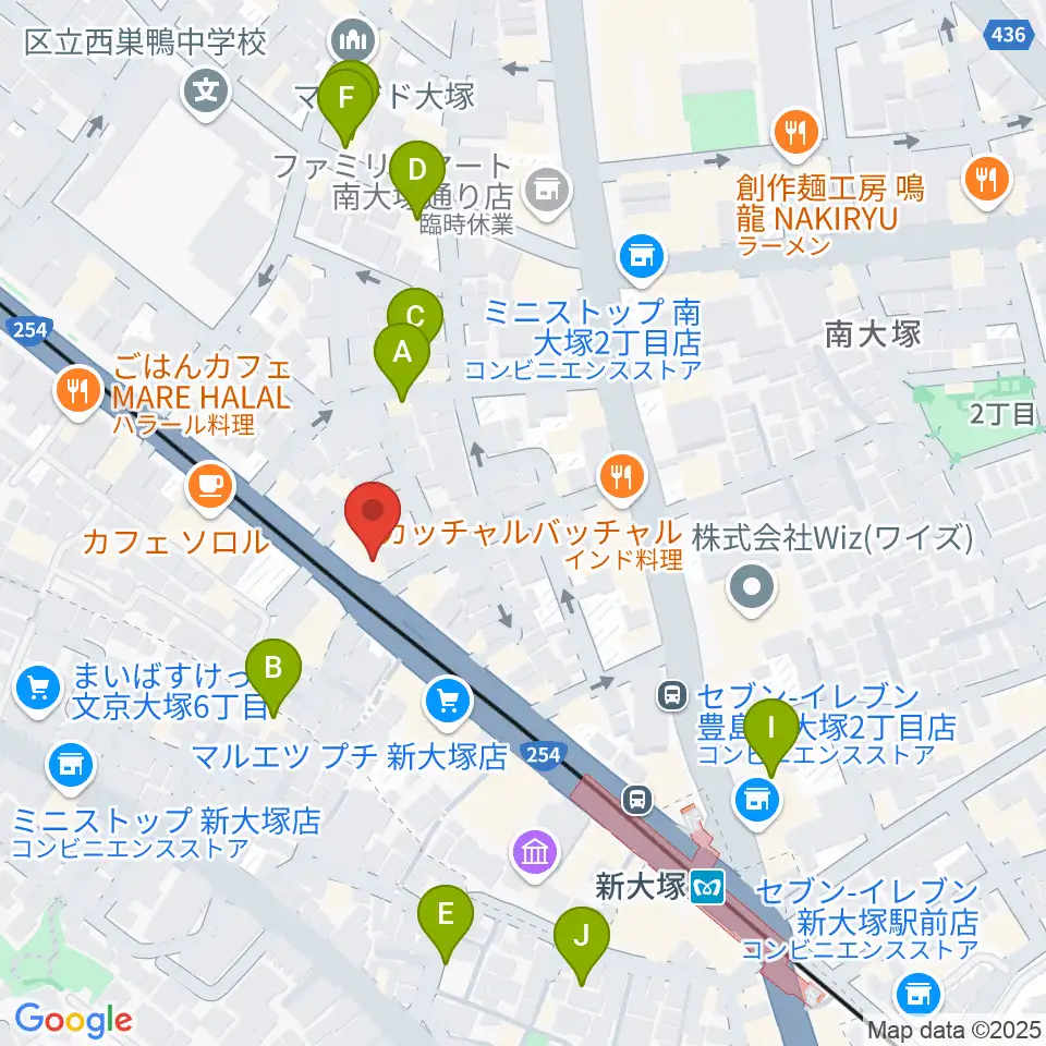 容山銘尺八周辺のホテル一覧地図