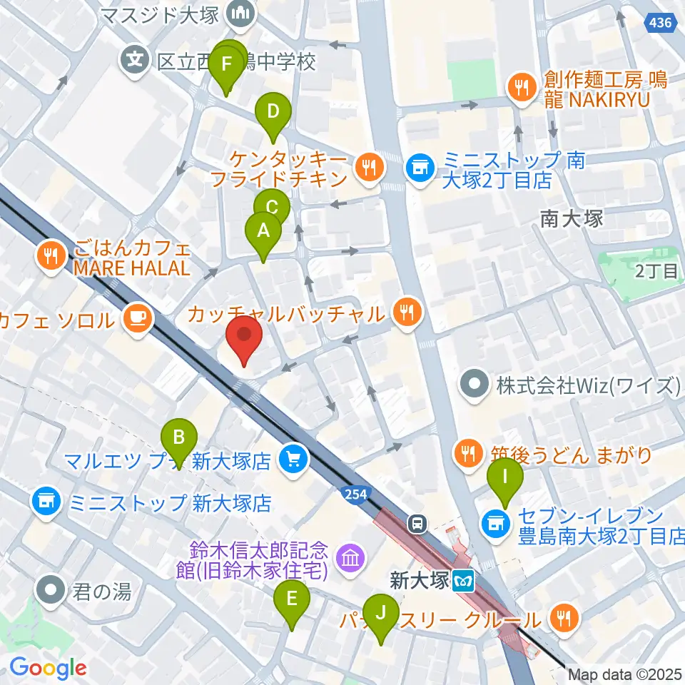 容山銘尺八周辺のホテル一覧地図