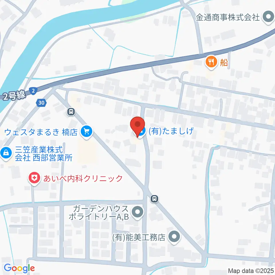 たましげ琴製作所周辺のホテル一覧地図