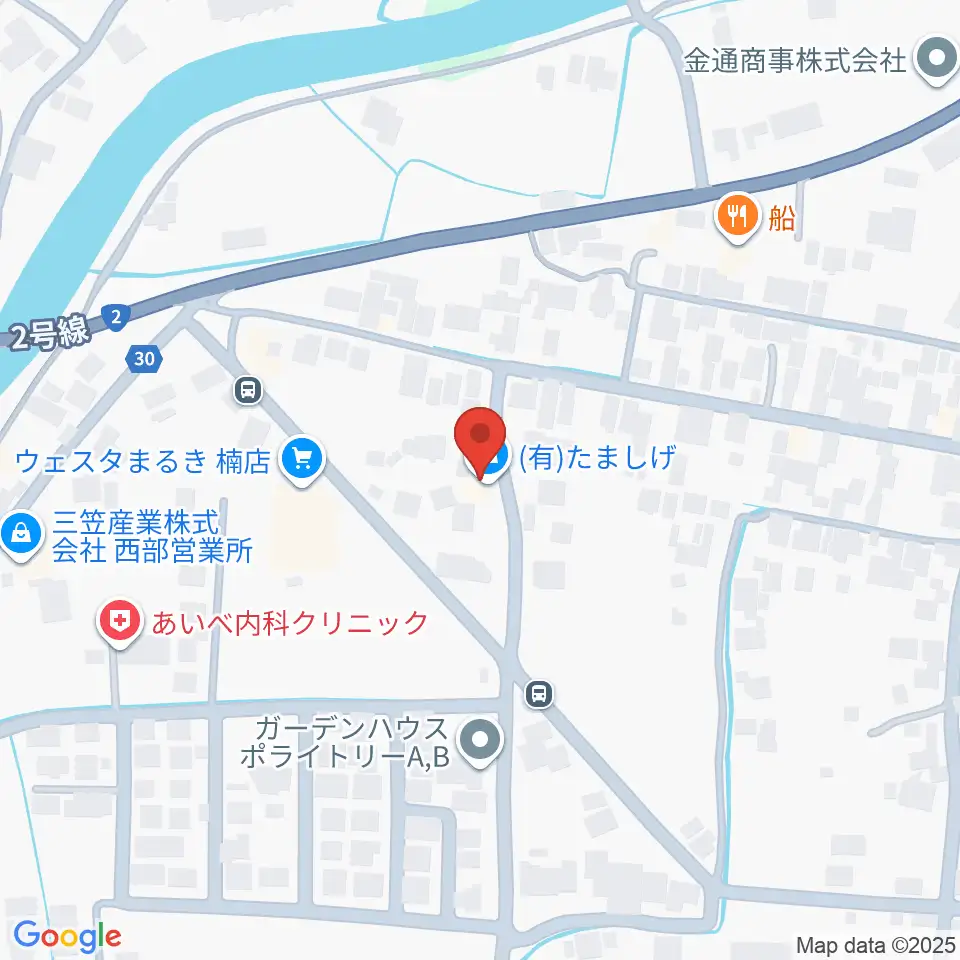 たましげ琴製作所周辺のホテル一覧地図