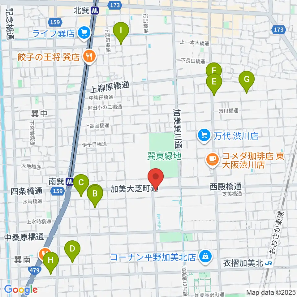 ストレングスビヨンド周辺のホテル一覧地図