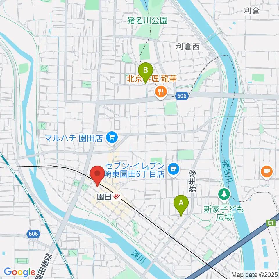 夢羽工房周辺のホテル一覧地図