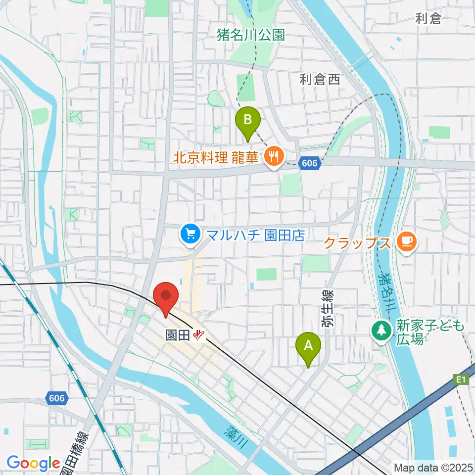 夢羽工房周辺のホテル一覧地図