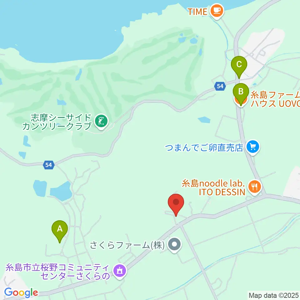 大城ピアノ周辺のホテル一覧地図