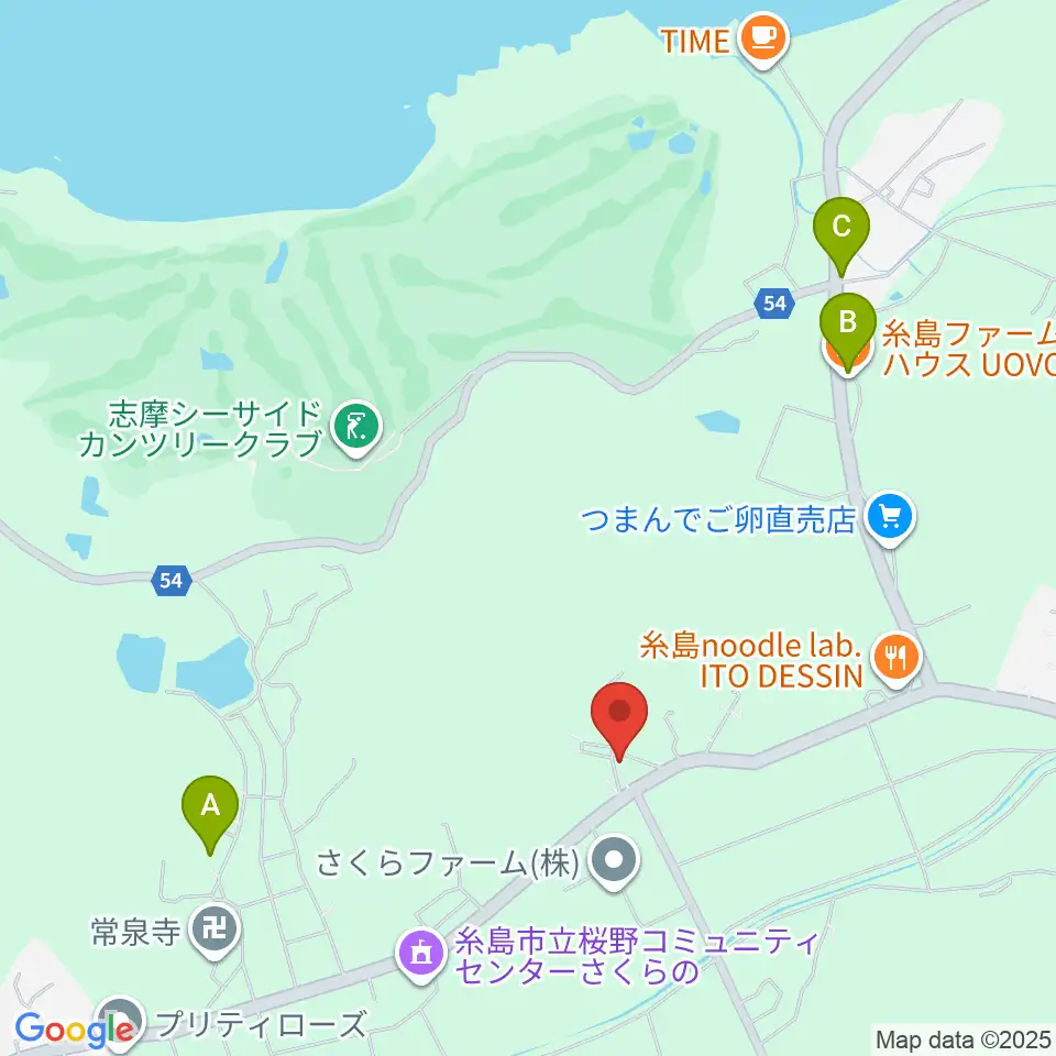 大城ピアノ周辺のホテル一覧地図