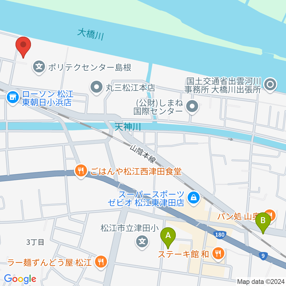 つちえ楽器店周辺のホテル一覧地図