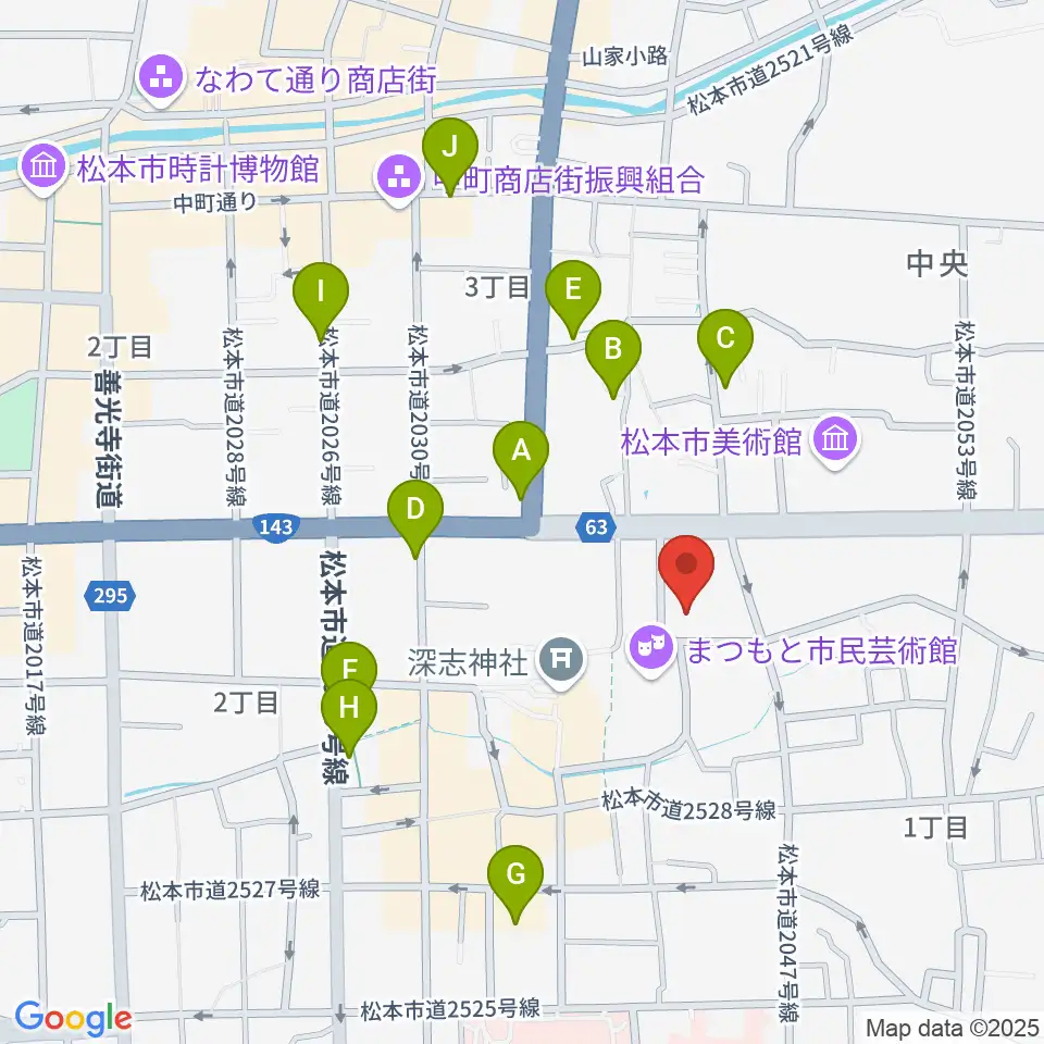 国際スズキ・メソード音楽院周辺のホテル一覧地図