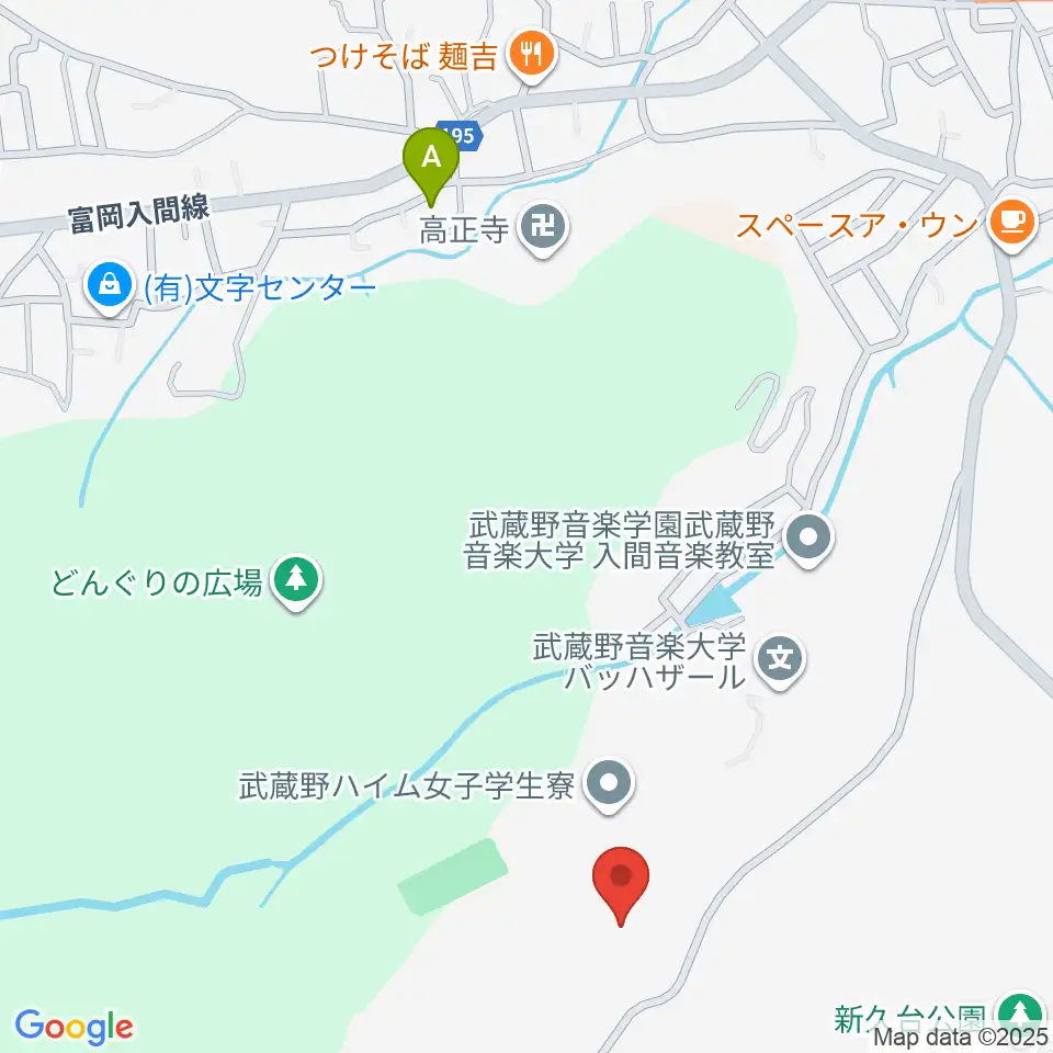 武蔵野音楽大学付属高校音楽科周辺のホテル一覧地図