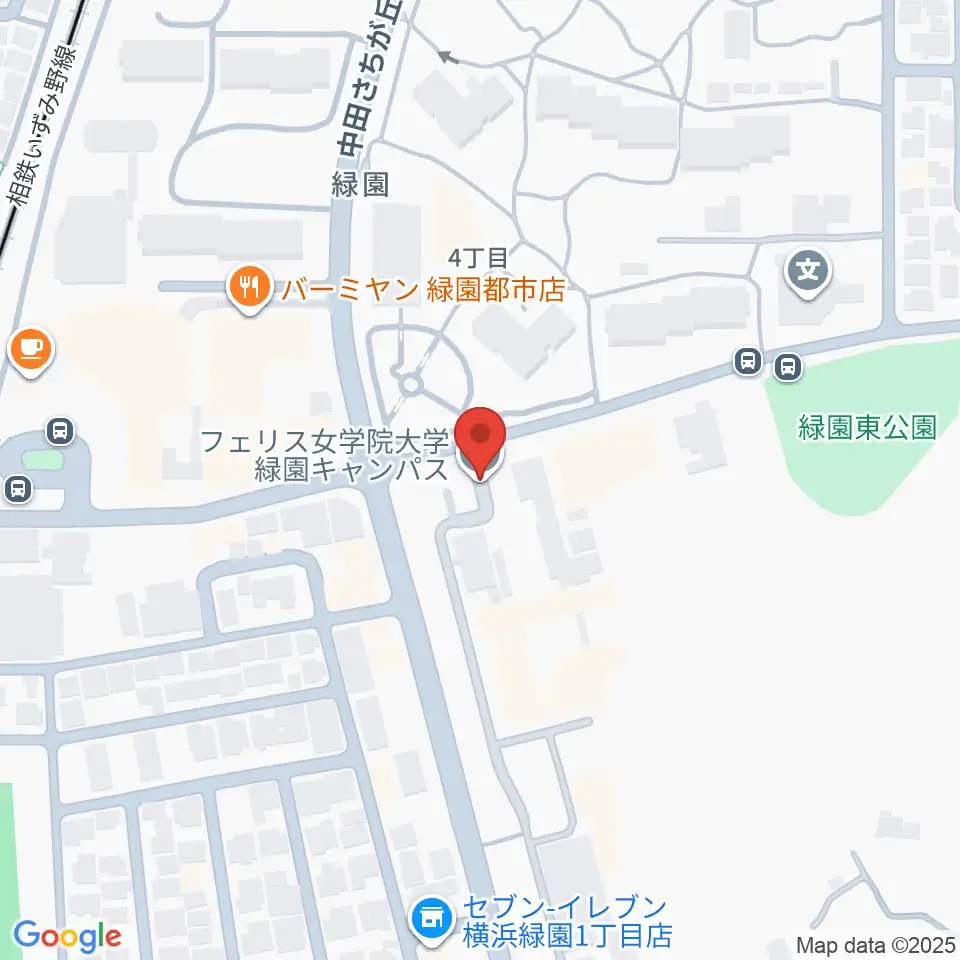 フェリス女学院大学 音楽・身体表現専攻周辺のホテル一覧地図