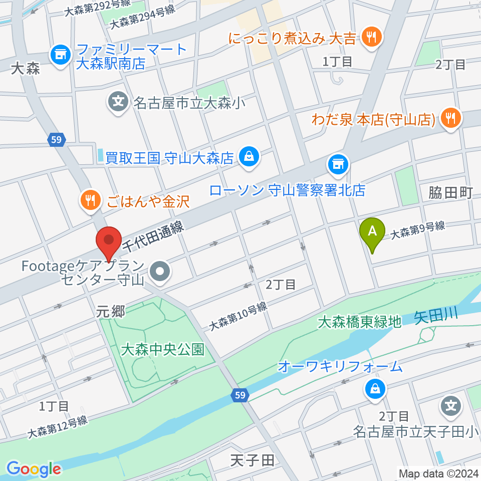 ドクターミュージック周辺のホテル一覧地図