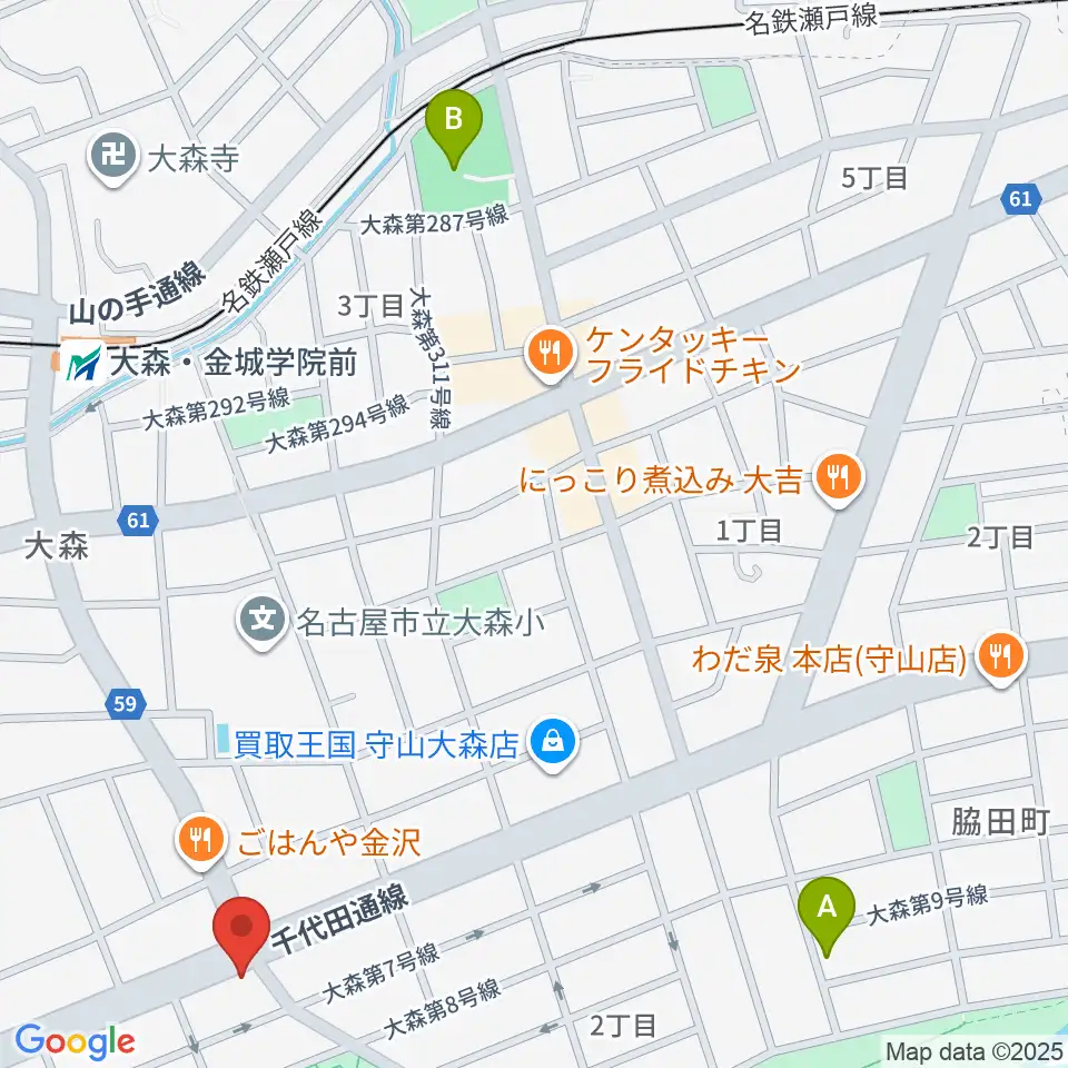 ドクターミュージック周辺のホテル一覧地図