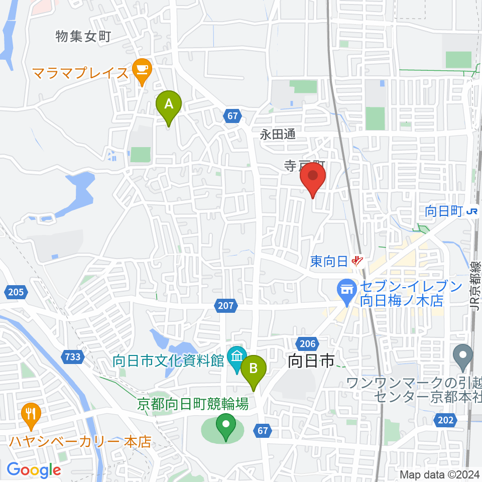 柾目ウッドメーカー周辺のホテル一覧地図