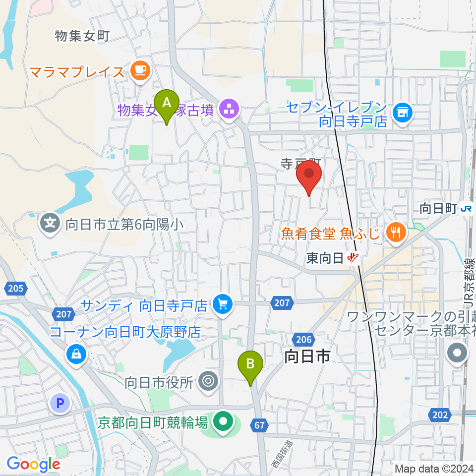 柾目ウッドメーカー周辺のホテル一覧地図